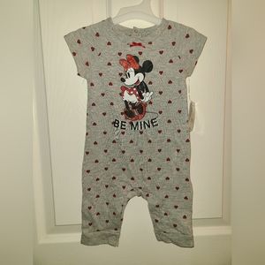 Disney Minnie Mouse Be Mine Romper